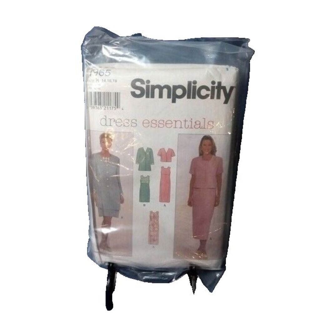 Dresses and‎ Skirts Simplicity Sewing Patterns 7156, 9825, 7965 - Uncut (8a6)